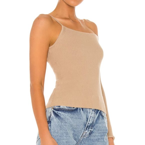 REVOLVE h:ours Maggie One Shoulder Sweater in Nude - XSmall - Picture 3 of 4